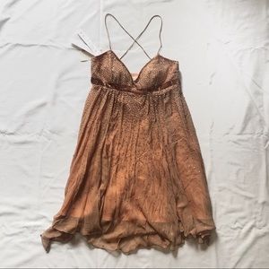 NWT Short Dress with Scattered Beading